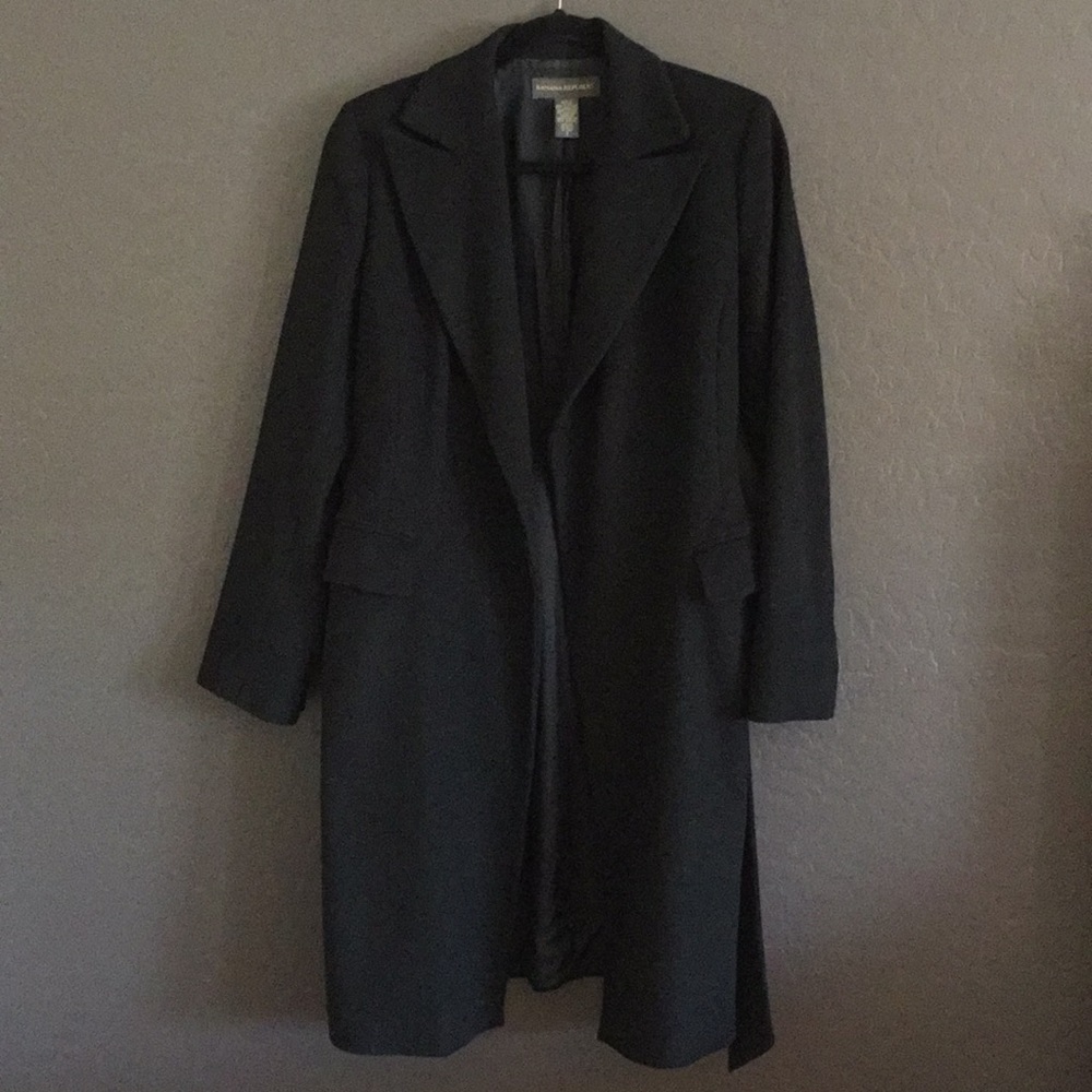 Banana Republic Black Trenchcoat
